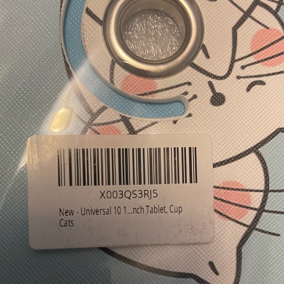 Cats in a tea cup 10.1 inch universal tablet case - Picture 5 of 5